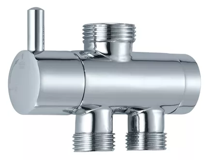 Umsteller zu Duschsystemen verchromt