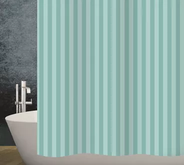 Duschvorhang Textil Stripe