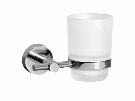 Glass holder simple Sofia chromed