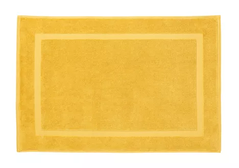 Tapis en tissu éponge Fresco safran, 100% coton