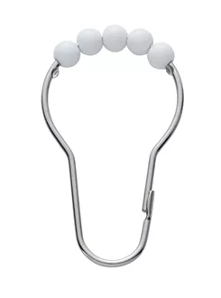 Duschvorhangringe Esra weiss oval