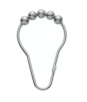 Duschvorhangringe Esra chrom oval